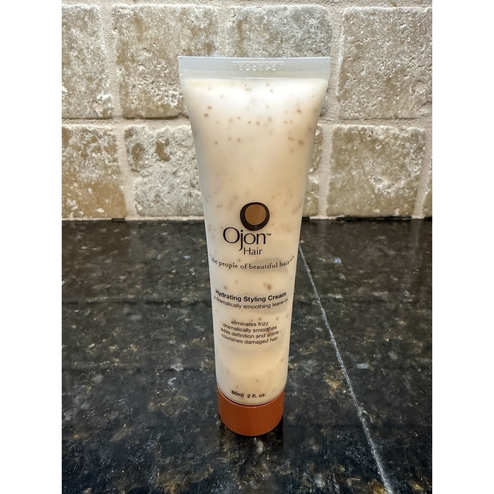 Ojon Hair Hydrating Styling Cream | 2 fl oz / 60ml | Sealed | Smoothing Leave-in
